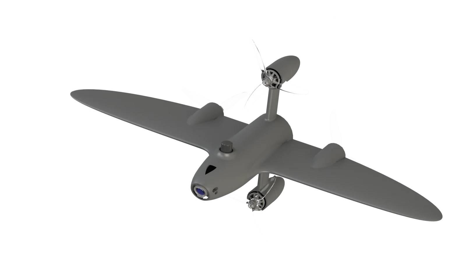 SpitDrone VTOL render